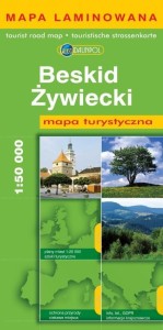 MAPA TURYSTYCZNA DAUNPOL. BESKID ŻYWIECKI LAMINAT