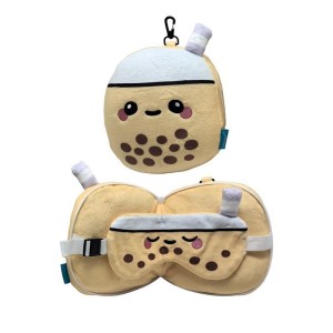PODUSZKA PODRÓŻNA RELAXEAZZZ Z MASKĄ NA OCZY