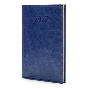 KALENDARZ 2027 A5 AGENDA TYGODNIOWY GRANATOWY