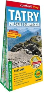 COMFORT! MAP TATRY POLSKIE I SŁOWACKIE 1:55 000