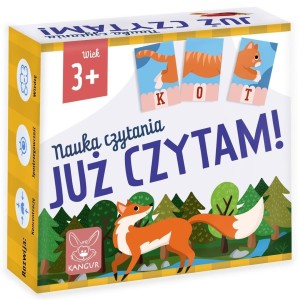 JUŻ CZYTAM 3+! NAUKA CZYTANIA, KANGUR
