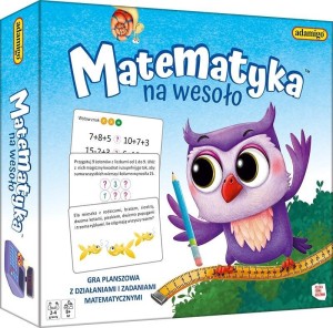 MATEMATYKA NA WESOŁO - GRA EDUKACYJNA, ADAMIGO