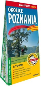 COMFORT!MAP OKOLICE POZNANIA 1:75 000 MAPA W.2024