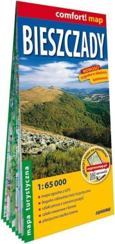 Comfort! map Bieszczady 1:65 000, praca zbiorowa