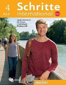 Schritte International 4 Neu, Hueber PODRĘCZNIK używany Kat. A