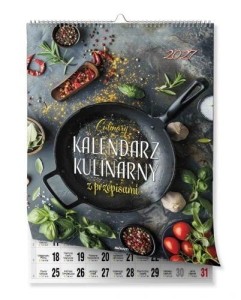 KALENDARZ 2027 ŚCIENNY 23X30,5CM KULINARNY...