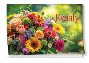 KALENDARZ 2027 ŚCIENNY ALBUMOWY KWIATY