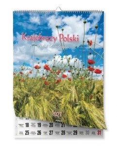 KALENDARZ 2027 ŚCIENNY 23X30,5CM KRAJOBRAZY POLSKI