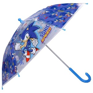 PARASOL DZIECIĘCY SONIC 71CM NIEBIESKI