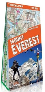 TREKKING MAP MOUNT EVEREST 1:80 000 MAPA LAMINOW.