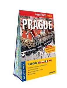 COMFORT!MAP PRAGUE POCKET 1:20 000 W.2023