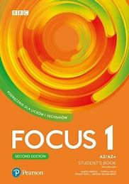 FOCUS 1 SECOND EDITION SB A2/ A2+ Pearson PODRĘCZNIK używany kat.  B