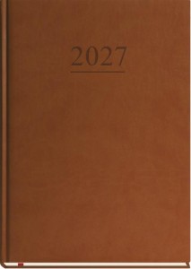 TERMINARZ 2027 A4 TYGODNIOWY UNIWERSALNY BRĄZ