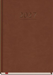 TERMINARZ 2027 A5 TYGODNIOWY POPULARNY BRĄZ