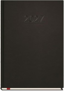 TERMINARZ 2027 A5 TYGODNIOWY POPULARNY CZARNY