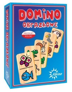 DOMINO OBRAZKOWE - ZWIERZĘTA ABINO, ABINO