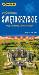 MAPA ATRAKCJI TURYSTY. - ŚWIĘTOKRZYSKIE 1:200 000