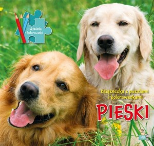 KSIĄŻECZKA Z PUZZLAMI I KOLOROWANKAMI PIESKI