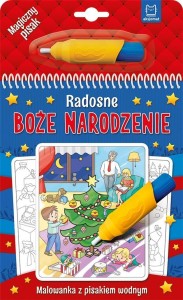 RADOSNE BOŻE NARODZENIE. MALOWANKA Z PISAKIEM W.2