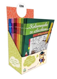 KOLOROWANKA ZE SZLACZKIEM DISPLAY 60SZT