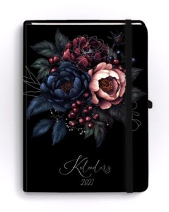 KALENDARZ 2027 BOTANICAL A5 DZIENNY VELVET