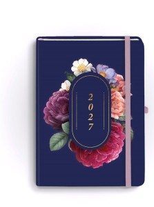 KALENDARZ 2027 BOTANICAL B6 DZIENNY BLASK