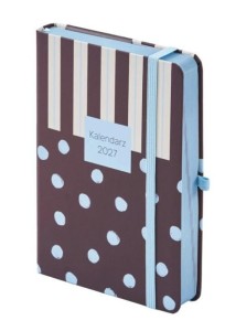 KALENDARZ 2027 MOTIF B6 DZIENNY KROPKI