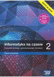 PODRĘCZNIK LO 2 INFORMATYKA NA CZASIE 2024 ZR