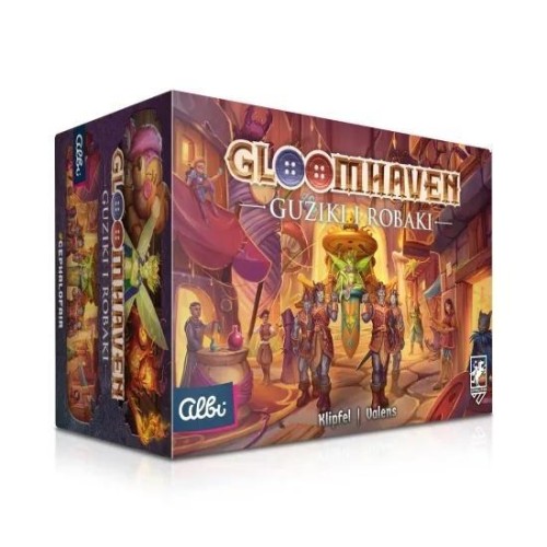 Gloomhaven. Guziki i robaki, Albi