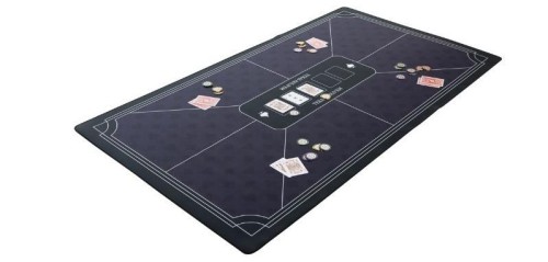 Mata pokerowa niebieska 138x79cm, Quint