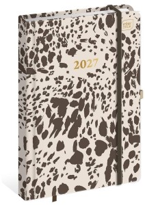 KALENDARZ 2027 A5/192K MAT+UV METALLIC BROWN CENTS