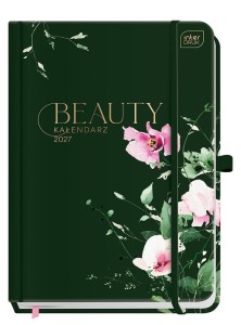 KALENDARZ 2027 A5/192K BEAUTY METALLIC Z KIESZONKĄ