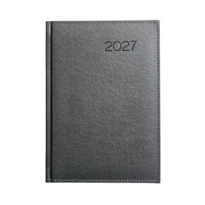 KALENDARZ 2027 A5 DZIENNY SZARY BETON