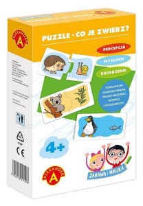 ZABAWA I NAUKA - PUZZLE CO JE ZWIERZ? ALEX