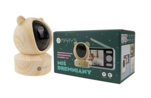 NIANIA ELEKTRONICZNA 2W1 MIŚ DREWNIANY