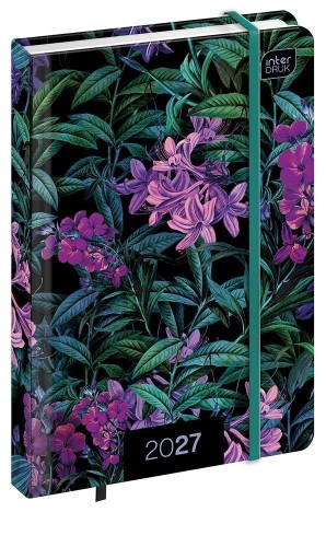 Kalendarz 2027 A6/192 Mat+UV Lilac