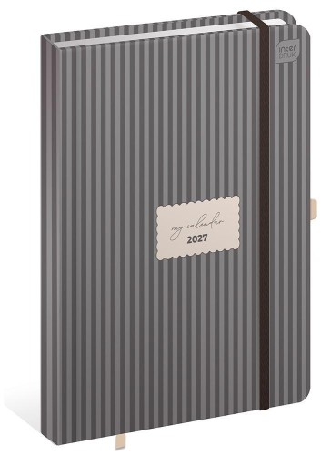 Kalendarz 2027 A5/384 Mat+UV Stripes