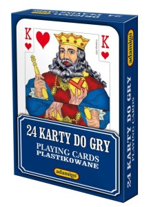 KARTY DO GRY 24 ELEMENTY, ADAMIGO