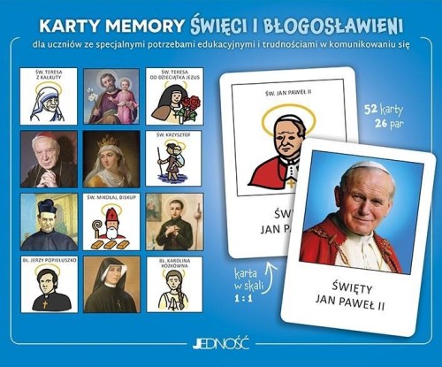 Karty memory Święci i błogosławieni, Jedność