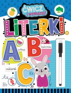 ĆWICZ I WYMAZUJ! LITERKI + FLAMASTER
