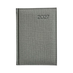 KALENDARZ 2027 A4 DZIENNY SZARY