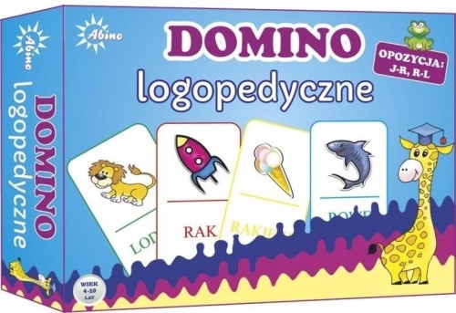 Domino logopedyczne J-R, R-L ABINO, ABINO