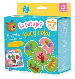 CO PASUJE? PORY ROKU. PUZZLE + KSIĄŻECZKA