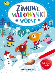 PĘDZELKIEM I WODĄ. ZIMOWE MALOWANKI WODNE