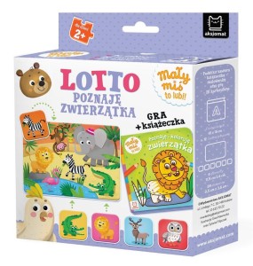 LOTTO. POZNAJĘ ZWIERZĄTKA. GRA + KSIĄŻECZKA