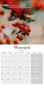 KALENDARZ 2027 ŚCIENNY Z PSALMAMI