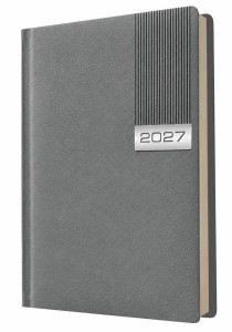 KALENDARZ 2027 A5 TYGODNIOWY SZARY