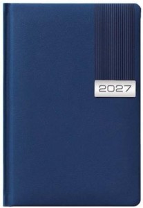 KALENDARZ 2027 A4 TYGODNIOWY NIEBIESKI