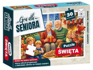 GRA DLA SENIORA. PUZZLE ŚWIĘTA 30EL, KANGUR