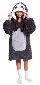 BLUZA KOC OVERSIZE LENIWIEC DLA DZIECKA 7-12 LAT